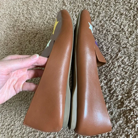 Birdies The Voting Collection Vote Leather Stars Loafer Size 9 - Picture 5 of 10